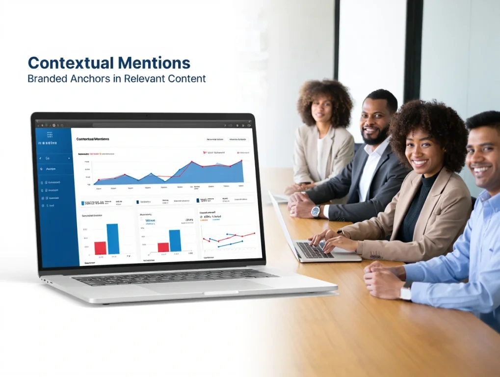 Contextual Mentions with Branded Anchors in Relevant Content